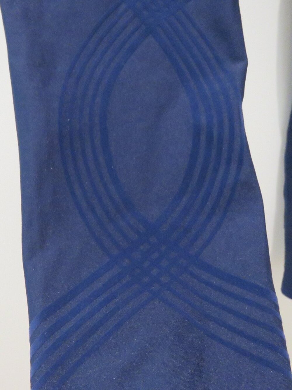 FANKA Body Sculpt Side Pocket Leggings Navy Small Athleisure Workout Gym Shaping - Picture 7 of 14